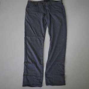 34 Heritage 36x32 Courage Mid Rise‎ Straight Blue Linen Stretch Mens Jeans